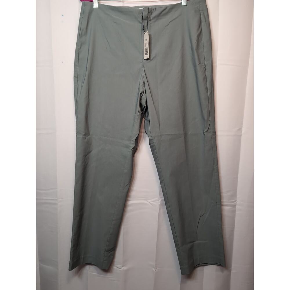 Nic+Zoe Women's Polished Wonderstretch Straight Ankle Pant Size 16(633)
